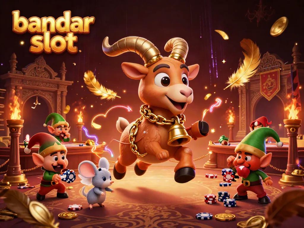 Bermain dengan bandar slot di kasino yang penuh perasaan menegangkan dan menghibur, diisi dengan karakter kartun dan efek visual menakjubkan.