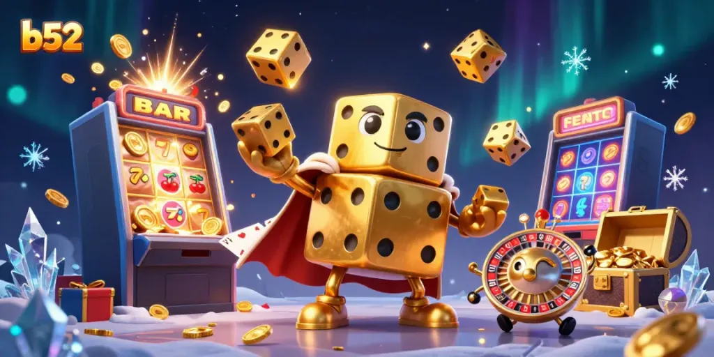 Experience the thrill of b52 casino games with dynamic slot machines and animated characters.