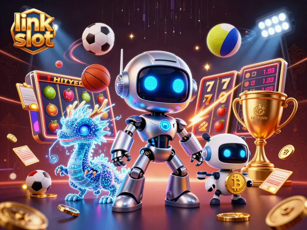 Engage in thrilling gameplay with link slot featuring vivid characters and exciting casino elements.