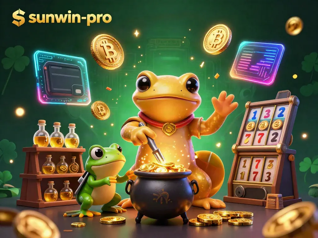 Engage in thrilling gameplay at sunwin-pro with a vibrant illustration of casino magic.