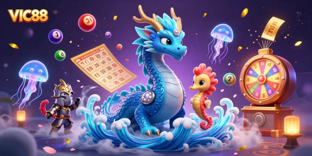 Experience excitement at VIC88 with dazzling lottery elements and enchanting characters.