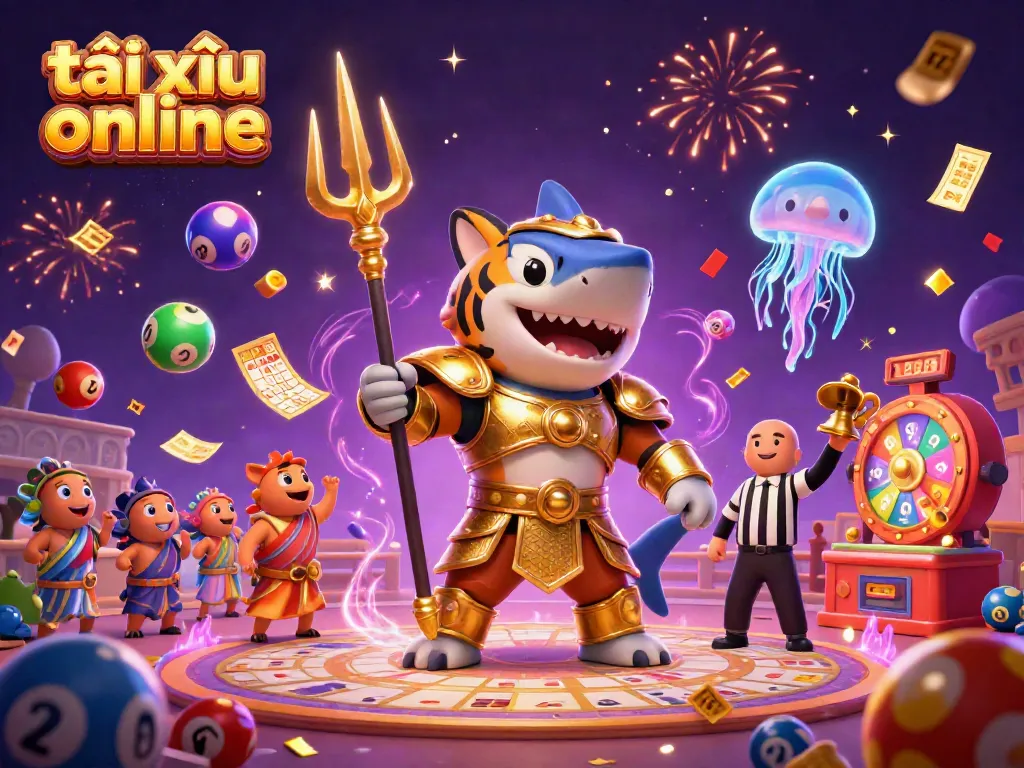 Experience the excitement of tài xỉu online with dynamic gambling elements and thrilling characters.