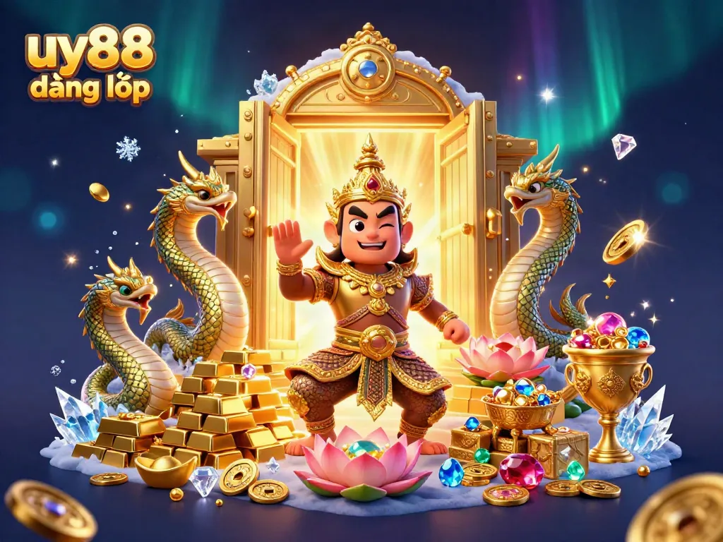 Experience exciting jackpots at uy88 đăng nhập with Thai temple guardians and treasures.