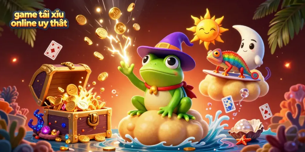 Experience thrilling gameplay with game tài xỉu online uy tín featuring vibrant characters and rich treasure elements.