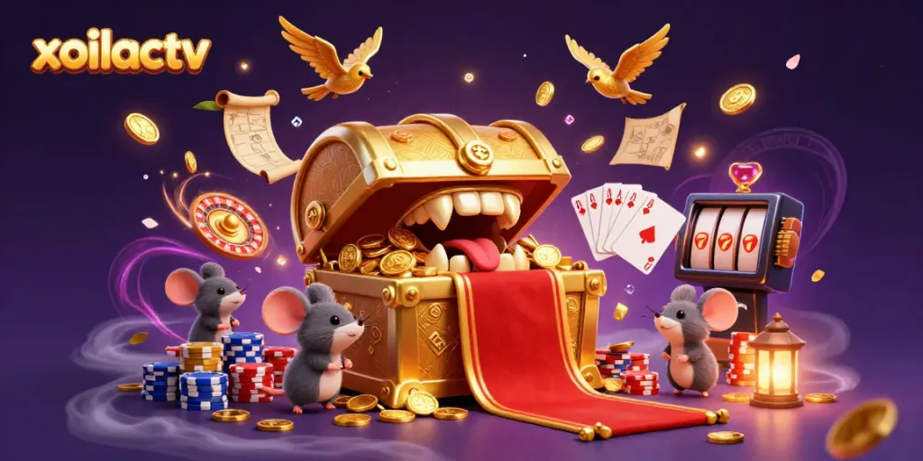 Experience the thrill of xoilactv with vibrant gambling visuals and rich game elements.