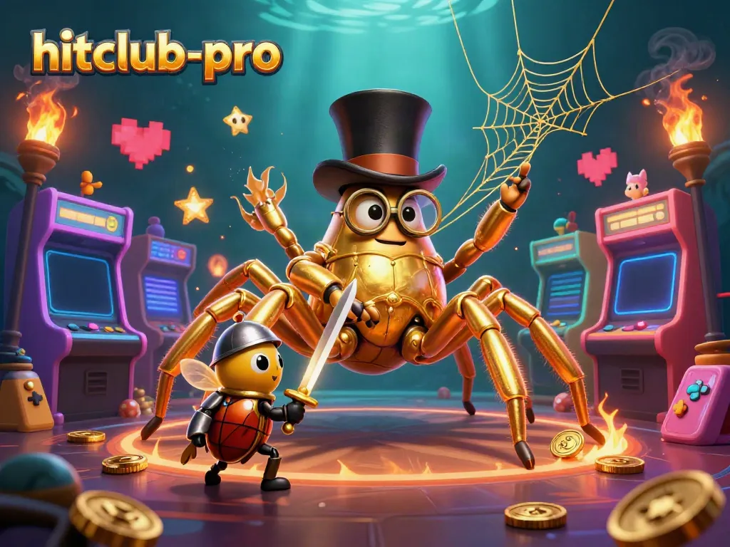 Spin the reels and win with hitclub-pro in this dazzling 3D casino adventure illustration.